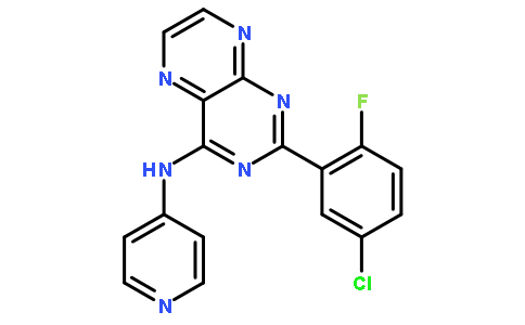 2-(5-氯-2-氟苯基)-N-(吡啶-4-基)蝶啶-4-胺