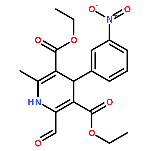diethyl 2-methyl-4-(3-nitrophenyl)-6-formyl-1,4-dihydropyridine-3,5-dicarboxylate