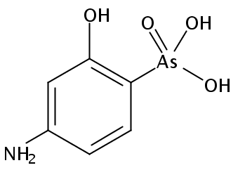 (4-amino-2-hydroxyphenyl)arsonic acid