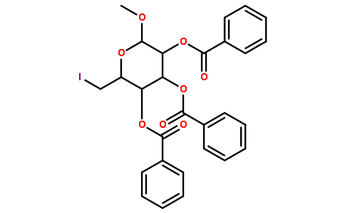 [4,5-dibenzoyloxy-2-(iodomethyl)-6-methoxyoxan-3-yl] benzoate