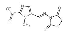 3-[(E)-(3-methyl-2-nitroimidazol-4-yl)methylideneamino]-2-sulfanylidene-1,3-thiazolidin-4-one