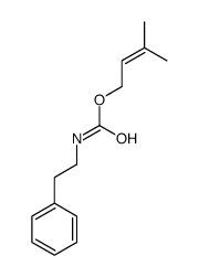 3-methylbut-2-enyl N-(2-phenylethyl)carbamate