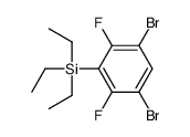 (3,5-dibromo-2,6-difluorophenyl)-triethylsilane