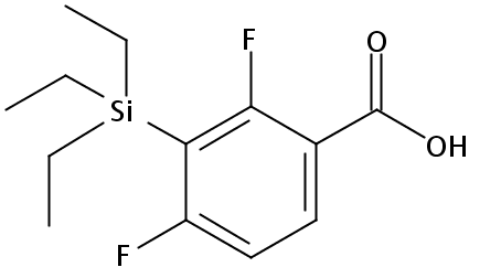 2,4-difluoro-3-triethylsilylbenzoic acid