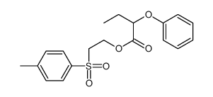 2-(4-methylphenyl)sulfonylethyl 2-phenoxybutanoate