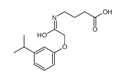 4-[[2-(3-propan-2-ylphenoxy)acetyl]amino]butanoic acid