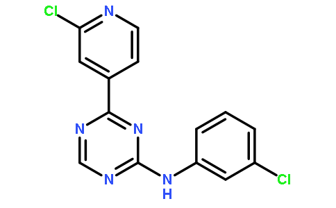 N-(3-氯苯基)-4-(2-氯-4-吡啶)-1,3,5-噻嗪-2-胺