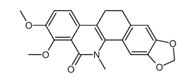 11,12-dihydro-7,8-dimethoxy-5-methyl-2,3-methylenedioxybenzo[c]phenanthridine-6(5H)-one