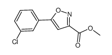 methyl 5-(3-chlorophenyl)isoxazole-3-carboxylate