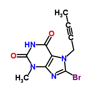 8-溴-7-（2-丁炔）-3-甲基黄嘌呤