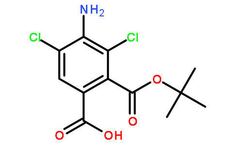 2-叔丁氧基羰氨基-3,5-二氯苯甲酸