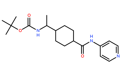 (1R)-反式-4-[N-叔丁氧羰基-1-氨基乙基]-N-4-吡啶基-环己烷甲酰胺