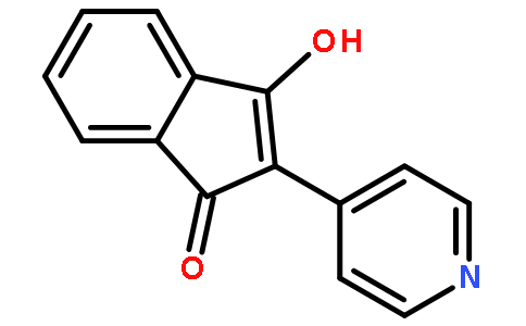 3-羥基-2-(吡啶-4-基)茚-1-酮