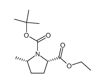 (2S,5S)-5-methyl-pyrrolidine-1,2-dicarboxylic acid 1-tert-butyl ester 2-ethyl ester