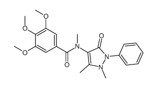 N-(1,5-dimethyl-3-oxo-2-phenylpyrazol-4-yl)-3,4,5-trimethoxy-N-methylbenzamide