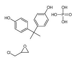 磷酸與氯甲基環氧乙烷和4,4-(1-甲基亞乙基)雙酚的聚合物