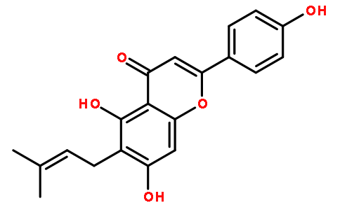6-异戊烯基芹菜苷元对照品(标准品) | 68097-13-2