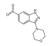 3-morpholin-4-yl-6-nitro-1(2)H-indazole