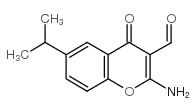 2-氨基－6－-異丙基-4-氧代-4H-1-苯并吡喃-3-甲醛