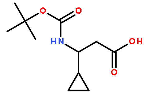 3-(Boc-氨基)-3-环丙基丙酸
