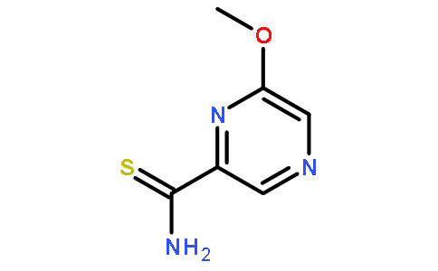 Pyrazinecarbothioamide, 6-methoxy- (9CI)