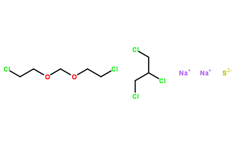 1,2,3-三氯丙烷與1,1-[亞甲基雙(氧代)]雙(2-氯乙烷)和還原硫化鈉的聚合物