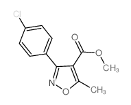 3-(4-氯苯基)-5-甲基-4-異噁唑羧酸甲酯