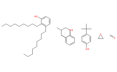 甲醛与4-(1,1-二甲基乙基)苯酚,二壬基酚,壬基酚和环氧乙烷的聚合物