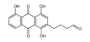 4-(1,4,5-trihydroxy-9,10-dioxo-9,10-dihydroanthracen-2-yl)butanal