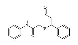 2-(3-Oxo-prop-1-enyl-1-phenyl-1-thio)-acetanilid