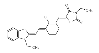 5-[[2-chloro-3-[2-(3-ethyl-1,3-benzothiazol-2-ylidene)ethylidene]cyclohexen-1-yl]methylidene]-3-ethyl-2-sulfanylidene-1,3-thiazolidin-4-one