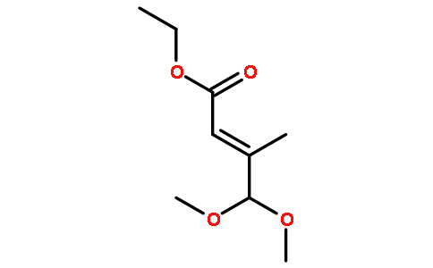 (Z)-4,4-Dimethoxy-3-methyl-crotonsaeureaethylester