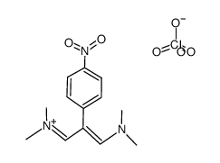 1-dimethylamino-3-dimethyliminio-2-(p-nitrophenyl)prop-1-ene perchlorate