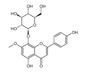 5,8,4-三羟基-7-甲氧基黄酮8-O-葡萄糖甙对照品(标准品) | 710952-13-9