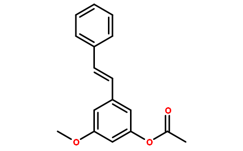 (E)-3-乙酰氧基-5-甲氧基二苯乙烯