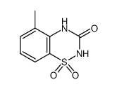 5-methyl-1,1-dioxo-1,4-dihydro-2H-1λ6-benzo[1,2,4]thiadiazin-3-one