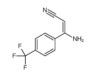 (Z)-3-amino-3-[4-(trifluoromethyl)phenyl]prop-2-enenitrile