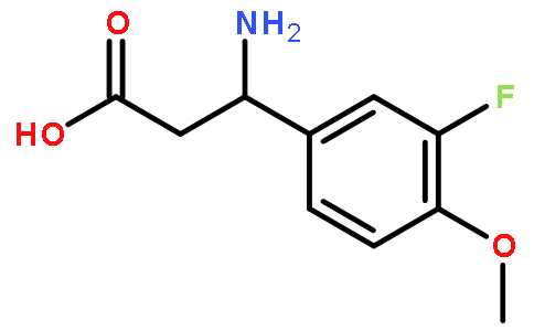 3-氨基-3-(3-氟-4-甲氧基苯基)-丙酸