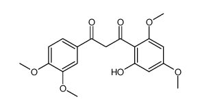 1-(3,4-dimethoxyphenyl)-3-(2-hydroxy-4,6-dimethoxyphenyl) propane-1,3-dione