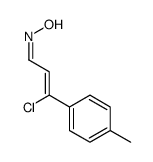 N-[3-chloro-3-(4-methylphenyl)prop-2-enylidene]hydroxylamine