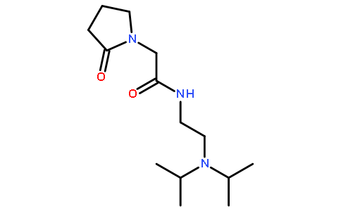 N-[2-(雙異丙基氨基)乙基]-2-氧代-1-吡咯烷乙酰胺硫酸鹽