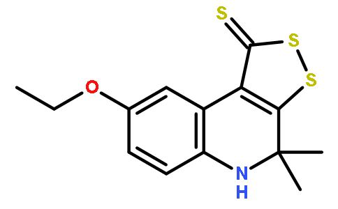 8-乙氧基-4,4-二甲基-4,5-二氢-2,3-二硫-5-氮杂-环戊烷并[A]萘-1-硫酮