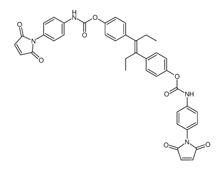 (E)-hex-3-ene-3,4-diylbis(4,1-phenylene) bis((4-(2,5-dioxo-2,5-dihydro-1H-pyrrol-1-yl)phenyl)carbamate)