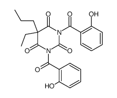 1,3-bis-salicyloyl-5-ethyl-5-propylbarbituric acid