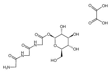 (2S,3R,4S,5S,6R)-3,4,5-trihydroxy-6-(hydroxymethyl)tetrahydro-2H-pyran-2-yl glycylglycylglycinate oxalate