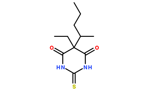 戊硫代巴比妥