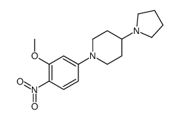 1-(3-甲氧基-4-硝基-苯基)-4-吡咯烷-1-基-哌啶