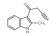 3-(2-甲基-1H-吲哚-3-基)-3-氧代丙腈