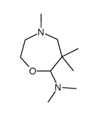7-Dimethylamino-4,6,6-trimethylhexahydro-1,4-oxazepin