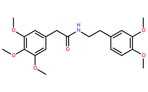 N-(3,4-二甲氧基苯乙基)-2-(3,4,5-三甲氧基苯基)乙酰胺